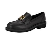 GUESS Damen Shuttle Loafer, Schwarzes Leder 001, 38 EU
