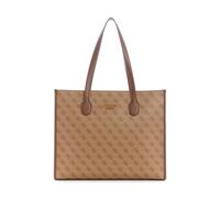 GUESS Silvana Girlfriend Tote Latte Logo / Brown