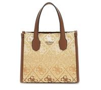 GUESS Silvana Mini Two Compartment Tote XS Cognac Logo