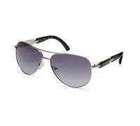 GUESS Damen-Sonnenbrille aus Metall, Gold / Gradient Smoke, 60mm