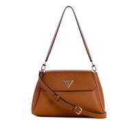 GUESS Damen Sora Girlfriend Flap Umhängetasche Schultertasche, Cognac