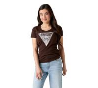 Guess Damen Ss Cn Zebra Triangle Tee Shirt