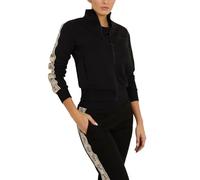 Guess Activewear Sweatjacke mit Stehkragen Modell 'BRITNEY' in Black, Größe XS