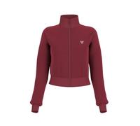 GUESS Damen-Sweatshirt aus Chenille mit Reißverschluss und Applikation V3BQ22K0232, rot, L