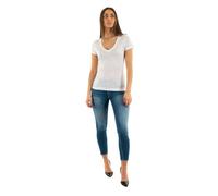 GUESS Damen T-Shirt Schwarz ES25GU83 W5GP31KCSX2, Weiß, XX-Large