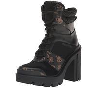 GUESS Damen Tadbit Stiefelette, Schwarz/Braun 001, 9