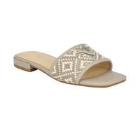 GUESS Damen Tamsen Flache Sandale, Grey/White 030, 40 EU