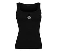 Guess Damen-Tanktop mit Sternmotiv, jet black, XL