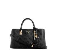 Guess Handtasche Tisha – Lederimitat, schwarzes Logo – Damen, Schwarz