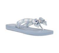 GUESS Damen Tuta Flipflop, Light Blue Star Multi, 36 EU