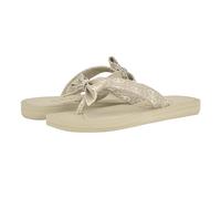 GUESS Damen Tuta Flipflop, Taupe Logo, 38.5 EU