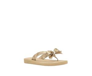 GUESS Damen Tuta Sandale, Gold 710, 41 EU