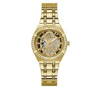 GUESS Quarz-Uhr, gelb(Gold), Gr. One Size