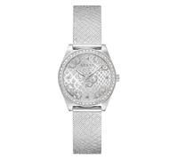 Guess Armbanduhr Boa – Quarz-Analoguhr Silber Unisize Damen
