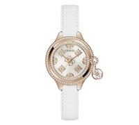 GUESS Damen Uhr Armbanduhr Charmed GW0684L4 Leder