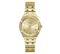 Guess Damen Armbanduhr COSMO GW0033L2 – goldfarbenes Edelstahlarmband, 36 mm, 3 Bar