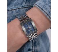 Guess Damen Uhr Armbanduhr MOD ID GW0807L1 Edelstahl silber