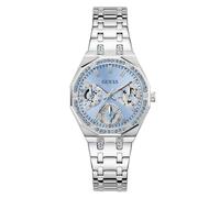 Guess Damen Uhr Armbanduhr QUINN GW1009L1 Edelstahl silber - Silber
