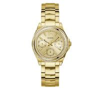 Multifunktionsuhr GUESS "RITZY", gold (goldfarben), Armbanduhren, Damen, Armbanduhr, Quarzuhr, Damenuhr (10589161-0) goldfarben