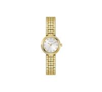 Guess Damen-Uhr Clara Gold 28mm mit Edelstahlarmband & 3 bar Wasserschutz - GW0930L2