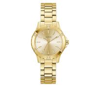 Guess Quarzuhr MIST GW0948L2 – goldfarben, 35 mm, Edelstahlarmband, Kristallsteine, 3 bar Wasserschutz