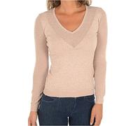 Guess Damen Umstands Top W64R32Z1DR0 ,Rosa (Fsy Pink Lurex) , Large