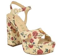 GUESS Damen Vallenn Sandale, Natural Floral 111, 36.5 EU