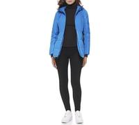 GUESS Damen Women's Softshell Coat Übergangsjacke, Aquamarin mit Gürtel, XL