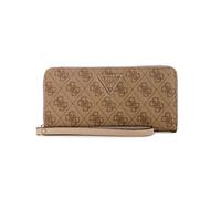 Guess Langbörse Damen Laurel II SLG Large Zip Around – Latte Logo