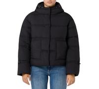 Guess Cropped Fit Steppjacke mit aufgesetzten Taschen Modell 'Daisy' in Black, Größe XL