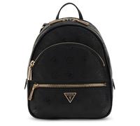 Guess Rucksack Manhattan II mit schwarzem Logo, schwarz