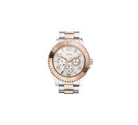 Guess Damenuhr Chronograph silber roségold