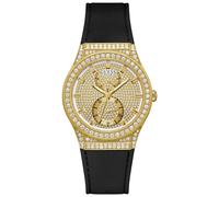 Guess Damenuhr Multifunktion Princess Schwarz/Goldfarben GW0439L2