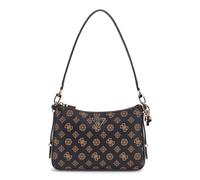 GUESS Daryna II Top Zip Shoulder Bag Mocha Logo