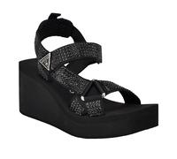 Guess Dawsin Damen-Sandalen, Schwarz 001, 37.5 EU