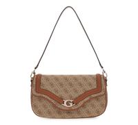 Guess Schultertasche Dea Flap Shoulder Bag, Latte Logo, Beige