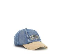 GUESS Denim Baseball Cap Bud - Blue Denim One Size