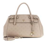 GUESS Diana 3 Compartment Satchel Light Taupe Logo