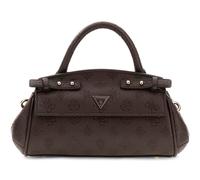 GUESS Diana Mini Top Handle Flap Chocolate Logo