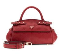 GUESS Diana Mini Top Handle Flap Dark Cherry Logo