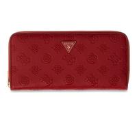 GUESS Diana SLG Zip Around Wallet L Dark Cherry Logo