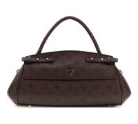 GUESS Diana Top Handle Flap M Chocolate Logo