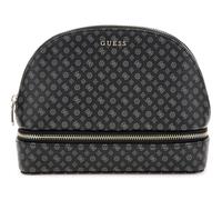 GUESS Dome Cosmetic Pouch L Coal Multi Logo