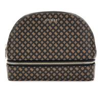 GUESS Dome Cosmetic Pouch L Mocha Logo Multi