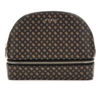 GUESS Dome Cosmetic Pouch L Mocha Logo Multi