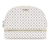 GUESS Dome Cosmetic Pouch L White Logo Multi