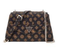 GUESS Dorys Convertible Xbody Flap Bag Mocha Logo