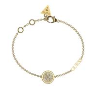 GUESS Dreaming Armband aus vergoldetem Stahl - JUBB03125JWYGS, Silber, Kein Edelstein