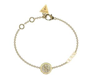 GUESS Dreaming Armband aus vergoldetem Stahl - JUBB03125JWYGS, Silber, Kein Edelstein