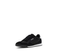 GUESS Sneaker aus Leder-Textil-Mix Modell 'DREAN' in Black, Größe 41